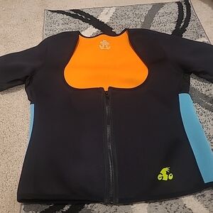 Neoprene NonEcho Women Body Shaper Sweat Suit 3XL